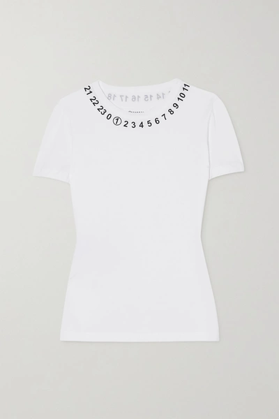 Maison Margiela White Numbers T-shirt