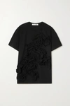 COMME DES GARÇONS COMME DES GARÇONS RUFFLED COTTON-JERSEY T-SHIRT