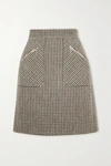 ALEXA CHUNG JUDY HOUNDSTOOTH WOVEN MINI SKIRT