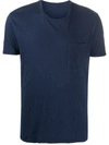 Zadig & Voltaire Stockholm Short Sleeved T-shirt In Blue