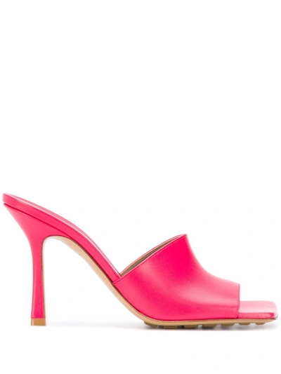 Bottega Veneta Stretch 90mm Sandals In Pink