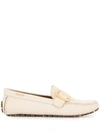 BALLY LENYA BUCKLED LOAFERS