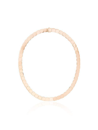 Anita Ko 18k Rose Gold Harlow Link Necklace In Pink