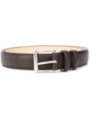 Apc 3cm Paris Leather Belt In Brown