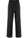 BARRIE PINSTRIPE CASHMERE TAILORED TROUSERS