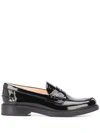 TOD'S PATENT PENNY LOAFERS
