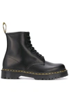 Dr. Martens' Dr. Martens Man Ankle Boots Black Size 4 Leather In Black