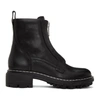 RAG & BONE BLACK SHILOH ZIP BOOTS