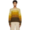 ISABEL MARANT ÉTOILE YELLOW & BROWN DRUSSEL SWEATER