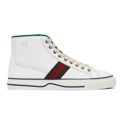 Gucci Tennis 1977 High-top Trainers In White
