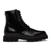 GUCCI BLACK MYSTRAS LACE-UP BOOTS