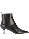 FRANCESCO RUSSO POINTED ANKLE BOOTS