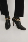 NA-KD CHAIN DETAILED BOOT ANKLETS GOLD