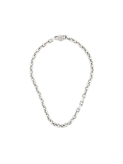 Emanuele Bicocchi Spiked-link Chain Necklace In Silber