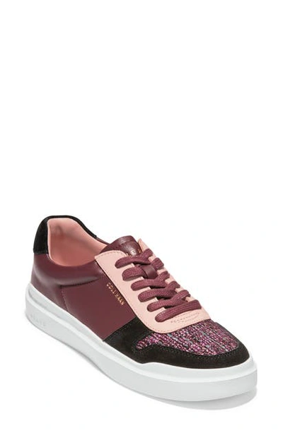 Cole Haan Grandpro Rally Court Sneaker In Tawny Port Nappa