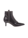 BRUNELLO CUCINELLI BRUNELLO CUCINELLI WOMEN'S BLACK LEATHER ANKLE BOOTS,MZLIC1880C101 39