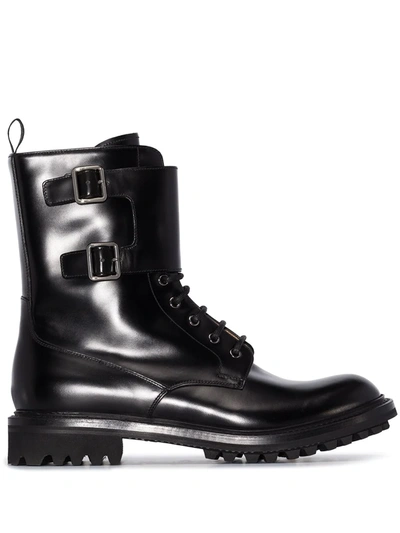 Church's Carly Lace-up Derby Boots In Black