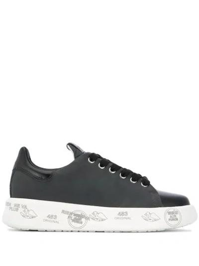 Premiata Belle Low-top Sneakers In Black