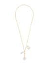 TIMELESS PEARLY HANGING PEARL NECKLACE