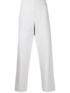 Barrie Wide Cashmere Trousers In Neutrals