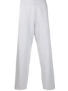 Barrie Wide Cashmere Trousers In Grey