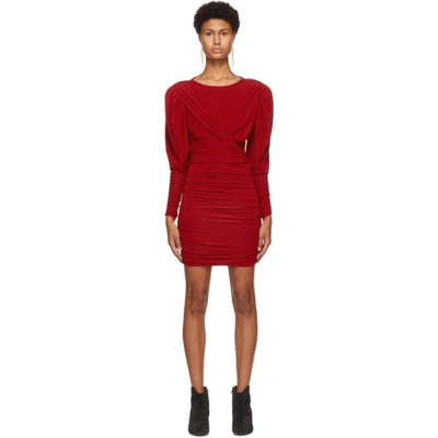 Isabel Marant Red Ghita Dress In 70rd Red