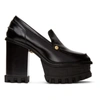 VERSACE VERSACE BLACK GRETA EMPIRE HEELS