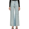 DRAE BLUE PANELLED JEANS