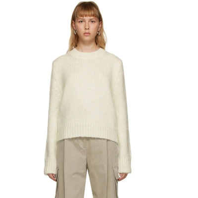 Drae Off-white Mohair Sweater In Ivory