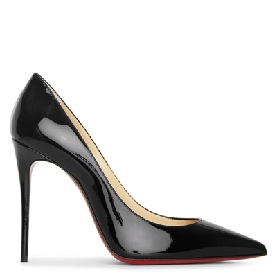 Christian Louboutin Womens Black Iriza 100 Veau Velours Black 5