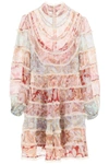 ZIMMERMANN ZIMMERMANN LADYBEETLE SPLICED MINI DRESS