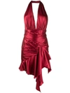 ALEXANDRE VAUTHIER ALEXANDRE VAUTHIER WOMEN'S RED SILK DRESS,201DR1217CURRANT 36