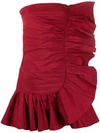 RED VALENTINO RED VALENTINO WOMEN'S RED POLYESTER DRESS,UR3VAS954RM38Z 40