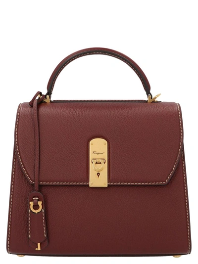 Ferragamo Salvatore  Women's Burgundy Handbag
