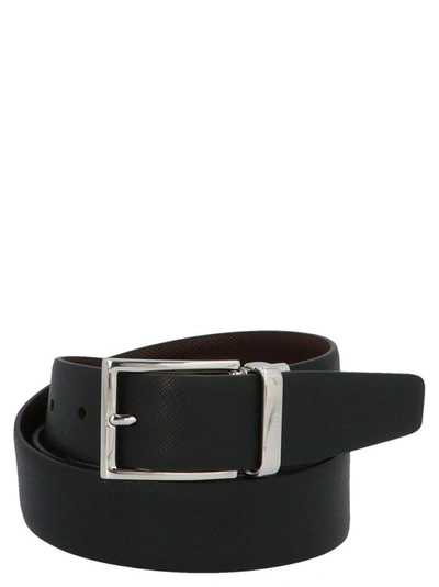 Prada Men's Black Belt