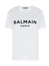 BALMAIN BALMAIN WOMEN'S WHITE T-SHIRT,UF01350I617GAB M