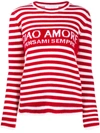 Giada Benincasa Ciao Amore Wool Sweater In Red In Red
