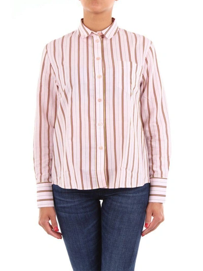 Ps By Paul Smith Pink Blouse With Long Sleeves