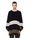 ZIGGY CHEN OVERSIZE CASHMERE SWEATER,OM2032004/04