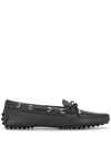 Tod's Gommino Driving Shoes In Black