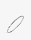 CHOPARD CHOPARD WOMEN'S WHITE GOLD ICE CUBE PURE 18-CARAT WHITE-GOLD AND DIAMOND BANGLE,40628134