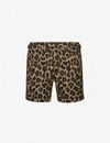 TOM FORD Animal-print drawstring swim shorts,R00128532