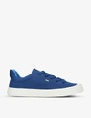 CARIUMA MENS BLUE MENS IBI LOW BAMBOO-KNIT AND RECYCLED-POLYESTER TRAINERS 7.5,R03664029