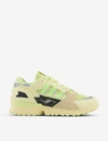 ADIDAS ORIGINALS ZX 10,000 MESH AND SUEDE LOW-TOP TRAINERS,R03647287