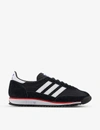 ADIDAS ORIGINALS SL 72 TEXTILE AND SUEDE LOW-TOP TRAINERS,R03657045