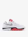 Nike Air Cross Trainer 3 Low Sneakers Cn0924-101 In White Smoke Grey Crimson