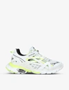 Balenciaga Track 2 Leather And Mesh Trainers
