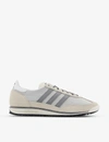 ADIDAS ORIGINALS SL 72 TEXTILE AND SUEDE LOW-TOP TRAINERS,R03663727
