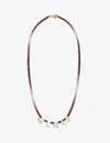 ROXANNE FIRST GIRLS SAPPHIRE AND MOTHER-OF-PEARL NECKLACE,R03659366