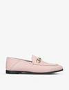 Gucci Brixton Collapsible-heel Leather Loafers In Pale+pink